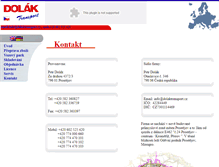 Tablet Screenshot of dolaktransport.cz